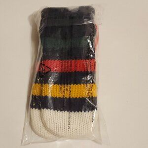 Hudson’s Bay Stripes Mittens Unisex/Youth Small NAVY BNIP